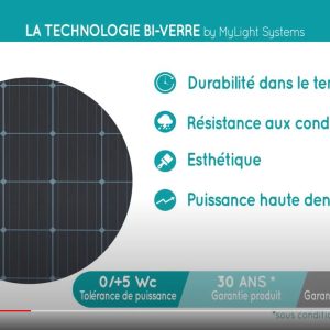 Vidéo Panneaux solaires bi-verre by MyLight Systems